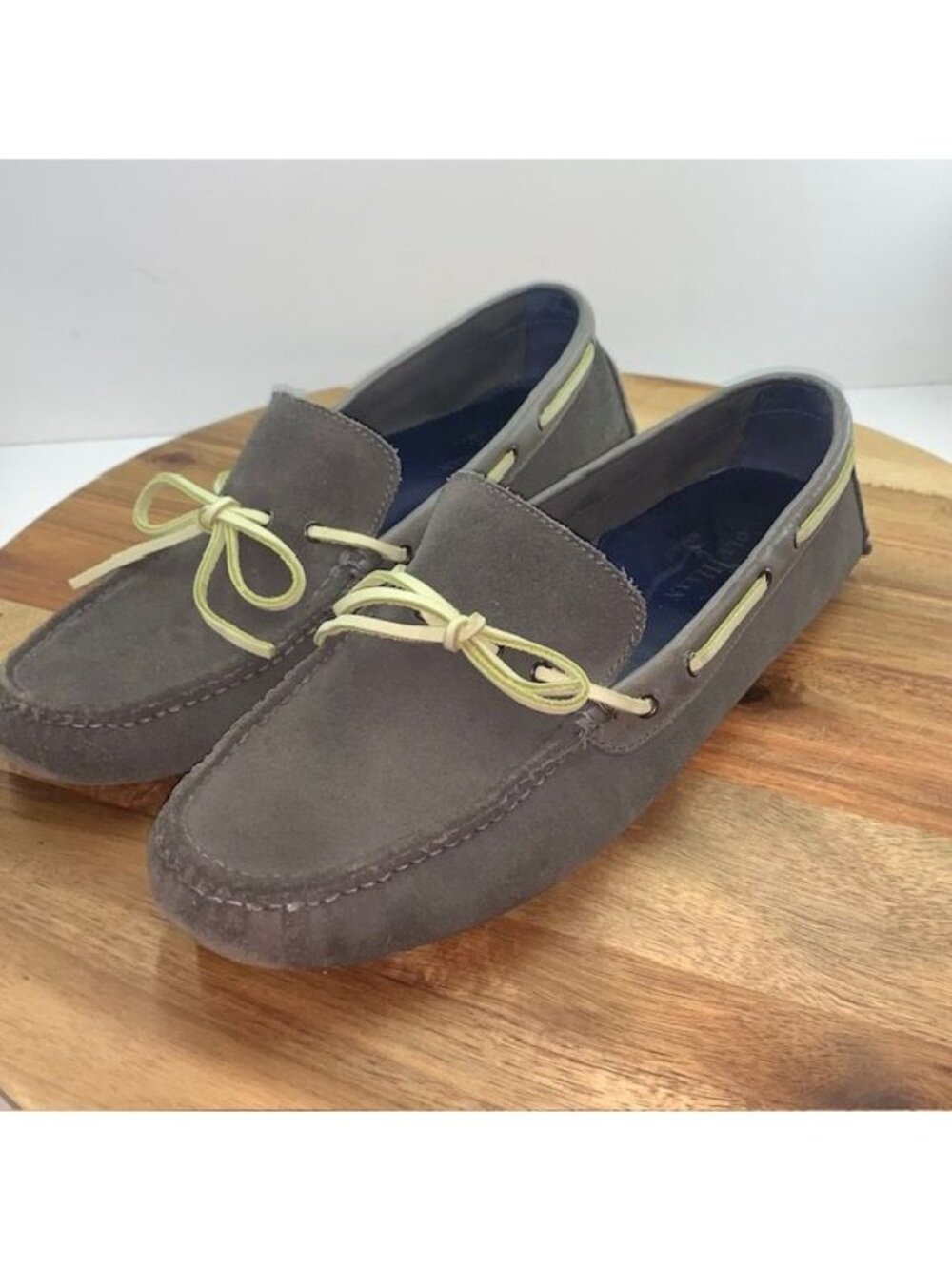 Cole Haan Men's Air Grant Driver Shoes Loafers Gray Suede Size 11